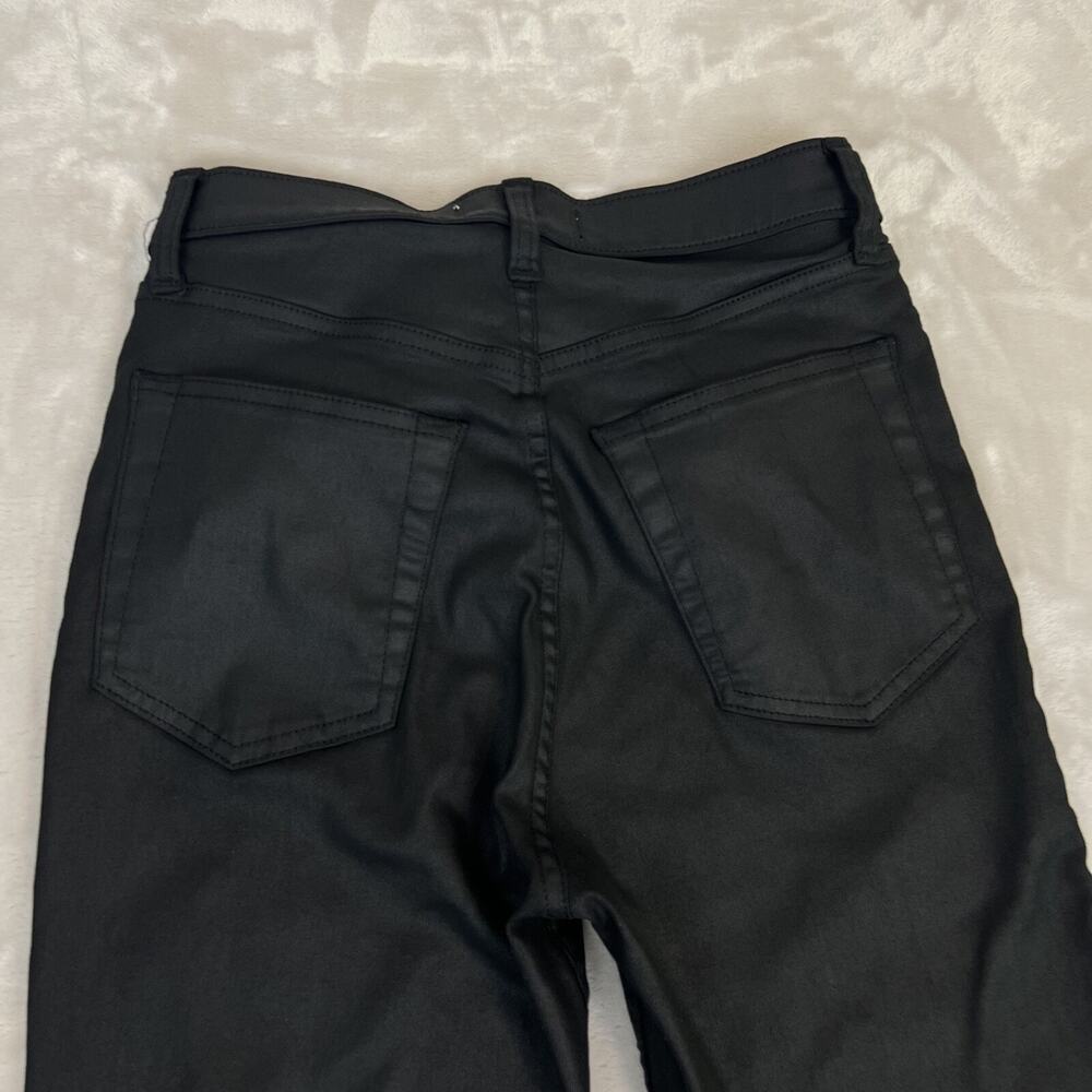 Abercrombie Fitch‎ Pants Womens 28/6 XS Black 90s Slim Straight Ultra High Rise - Picture 12 of 13